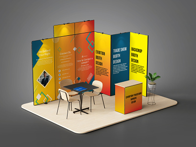 Trade show, backdrop, and outdoor banner