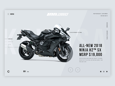 Motorcycles homepage clean design homepage landing minimal motorcycle ui web