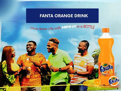 PRODUCT AD- FANTA brand awareness communication design drink fanta feeling graphics happiness orange
