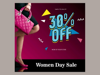 Black Friday Banner ad bags black friday festive promo sales shoes women
