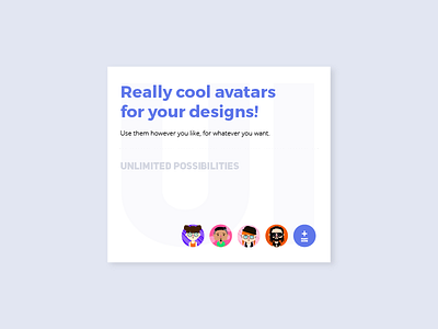 Avatars avatars custom design illustration ui