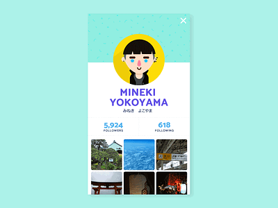 App avatar avatar card icons illustration ui