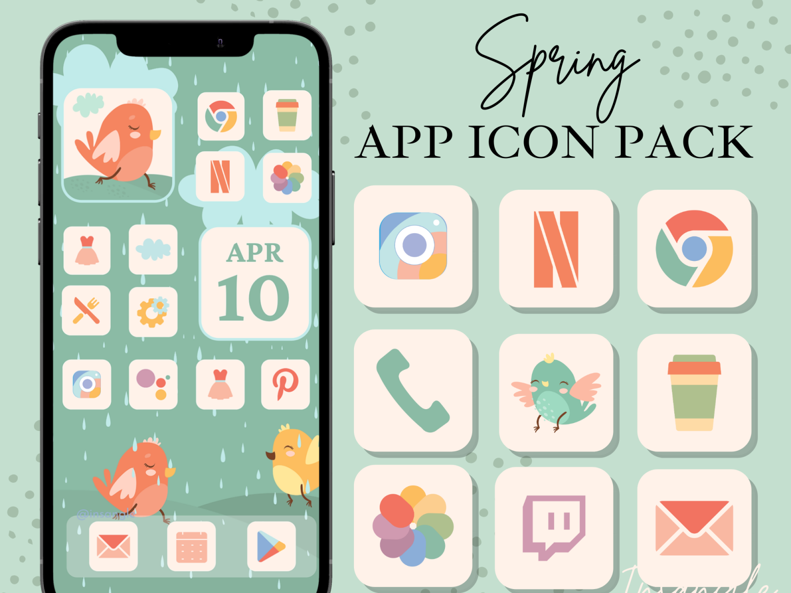 IOS 14 Spring App icons by chetna on Dribbble