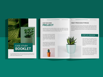 Booklet template design