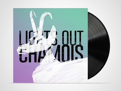 Lights Out - Chamois (2014) album artwork cover artwork handdrawn illustration