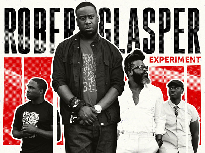 Robert Glasper Experiment (2016) art direction design key visual poster art