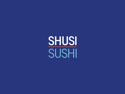 SHUSI SUSHI - branding brand branding design icon illustration logo vector