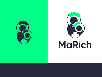 MaRich Logo branding design graphic design logo