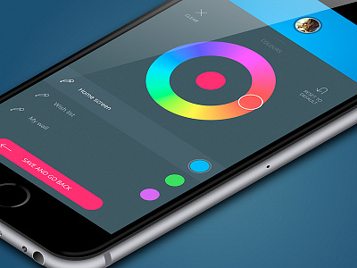 Hype app design flat grey gui ios iphone ui ux