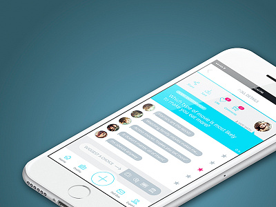 Ixium app bright design flat gui ios iphone ui ux