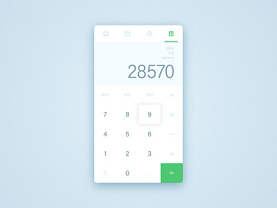 Flat UI Pack 1 app bright design flat gui ios iphone ui ux white