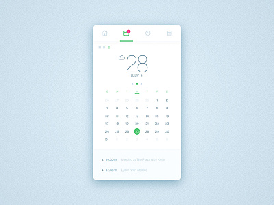 Flat UI Pack 1 app bright design flat gui ios iphone ui ux white