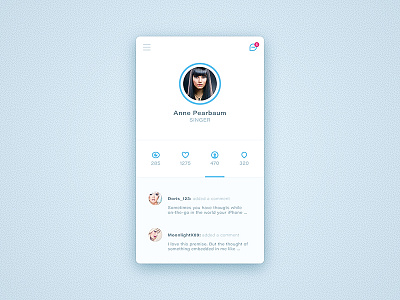 Flat UI Pack 1 app black blue dark design flat gui ios iphone ui ux