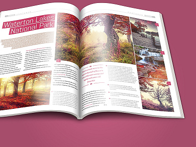 Veloce design indesign layout magazine print spread travel