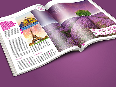 Veloce design indesign layout magazine print spread travel