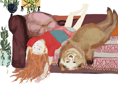 Hangin with ma bear bear bearillustration childrens illustration illustration prints procreate