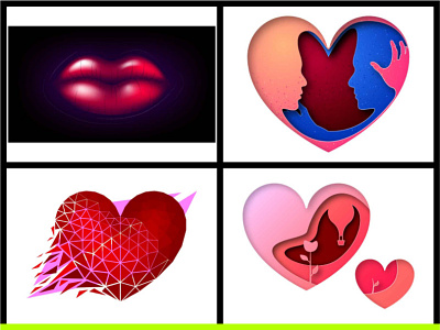 Vector set of amour in different style