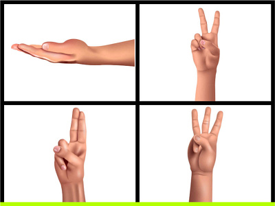 Vector illustrations art ask beg design finger fingers forefinger hand hands icon invites language sign symbol three thumb two vector wrist wrists