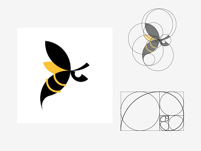 Bee art bee design icon illustration illustrations logo profile side style vector view wasp