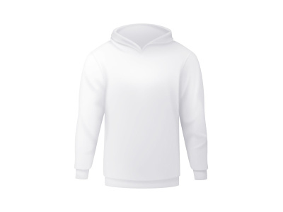 Vector hoodie art design front gradient graphic mesh print smooth soft style vector white