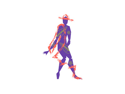 Brush and lines and art brush colorful dance flower flowers front guy jackson lines man michael new outline outlines person stroke style vector