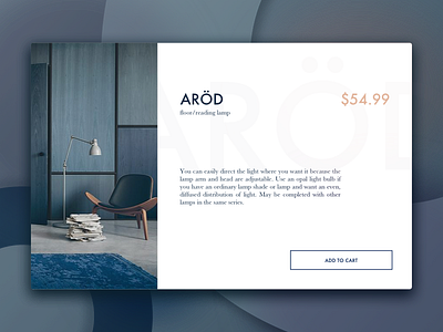 Product Card blue card dailyui design lamp page product trending ui ux web