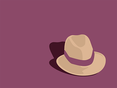 Old school fedora hat illustrator mensfashion vector