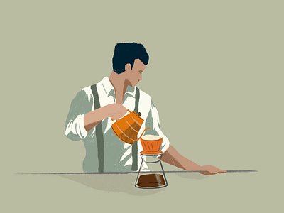 Coffee Break coffee dripcoffee illustration ipadpro pullover