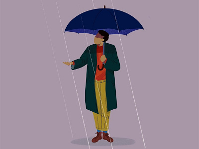 Rainyday fashion fashion art illustration illustration art rain umbrella