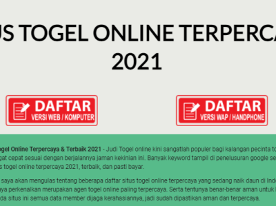 Togel Terpercaya 2021 Dribbble