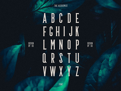THE ALCHEMIST : typography