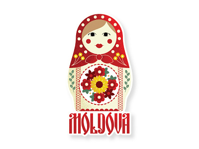 Moldova Sticker