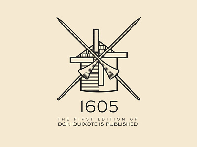 This Day In History - Jan 16, 1605 cervantes donquixote history literature windmill