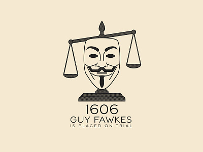 This Day In History - Jan 27, 1606 gunpowder guyfawkes history justice mask scales treason