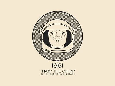 This Day In History - Jan 31, 1961 chimp chimpanzee ham history monkey space