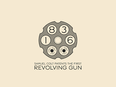 This Day In History = Feb 25, 1836 color gun history revolver