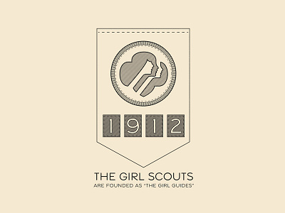 This Day In History - Mar 12, 1912 badge girl history scouts