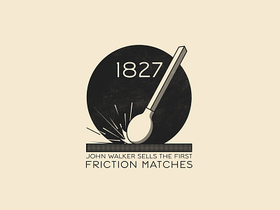 04.07.17 First Friction Matches fire friction history match