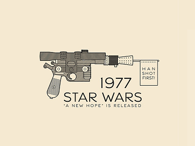 This Day In History - May 25, 1977 blaster hanshotfirst history starwars