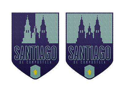 Santiago De Compostela Travel Patch