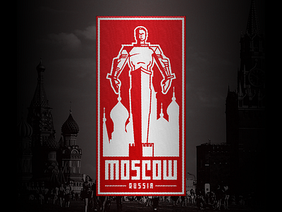Moscow Patch adventure badge gagrin moscow patch red square russia travel