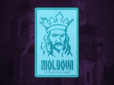 Moldova Travel Patch adventure badge moldova patch stefan cel mare travel