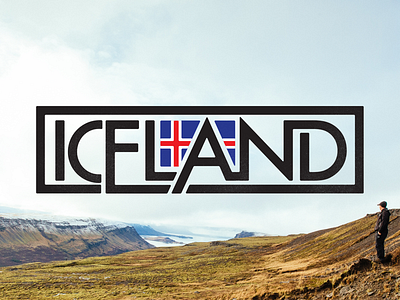 Iceland badge iceland label travel wanderlust
