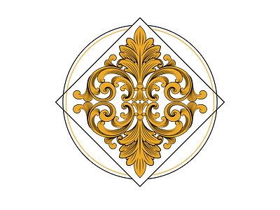 Ornamental Baroque Scrollwork