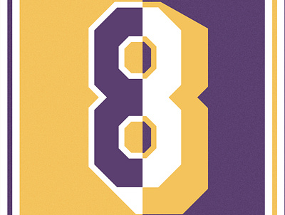 36 Days of Type 8 36daysoftype 36daysoftype08 alphabet handlettered handlettering illustration kobe kobe bryant lettering lettering artist nba typography