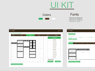 UI Kit For Website app ui ux