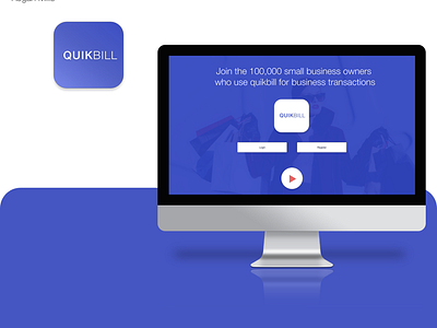 Quikbills Payment Gateway ui ux