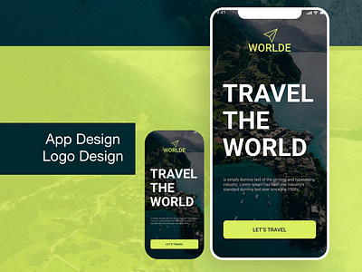 Worlde All-inclusive vacation App. mobile app ui ux