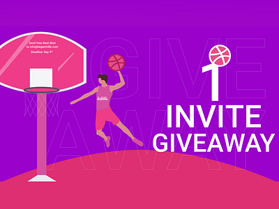 Dribble Invite Giveaway app branding design dribble dribble invites dribbleinvite flat icon illustration invite minimal mobile app team typography ui ui ux design ux vector web website