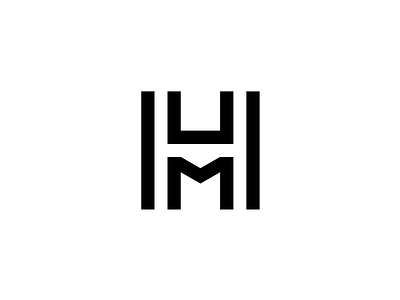 Personal Identity black branding casey cmh herman identity initials logo square